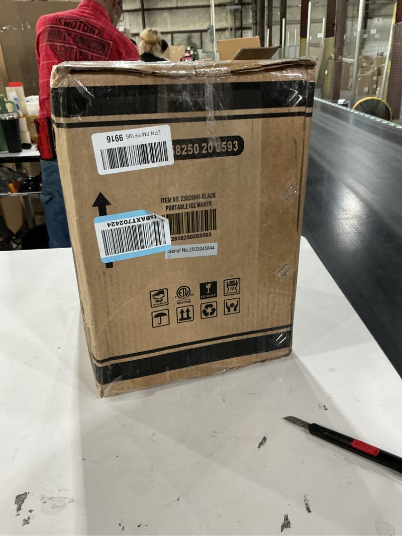 Condition photo showing As Is for Antarctic Star Nugget Ice Makers Countertop with Self-Cleaning, 35lbs/24Hrs, Portable Crushed Ice Ma