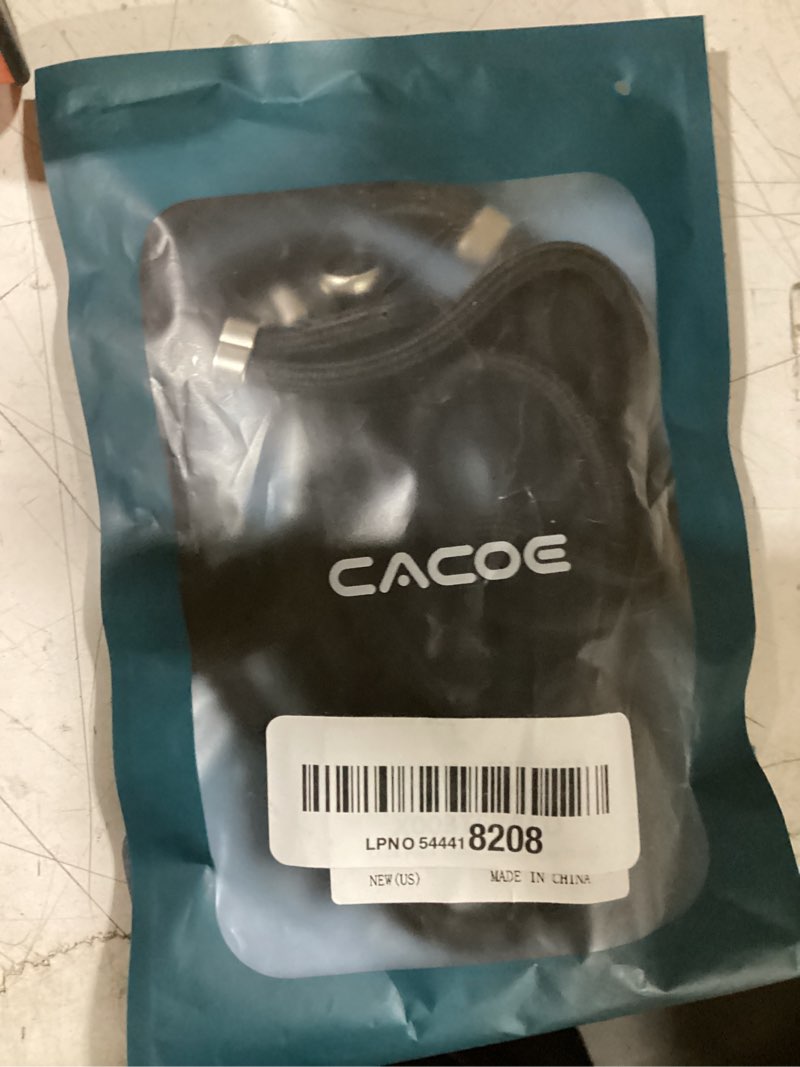 Condition photo showing As Is for cacoe cell phone lanyard 2 pcs-1 pcs adjustable neck strap,1 pcs wrist strap, 2 pcs pads, universal crossbody, multifuctional compatible with most smartphones(black) black 30"?neck strap×1?+8"?wrist strap×1?