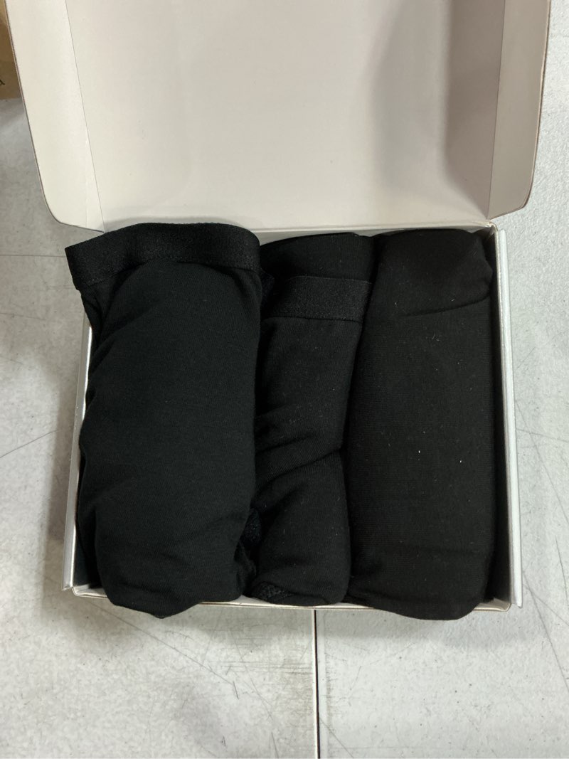 Condition photo showing Good Condition for aircute washable adult urine incontinence underwear for women leak proof absorbent bladder protective panties (medium, 3 pack) 3 black m