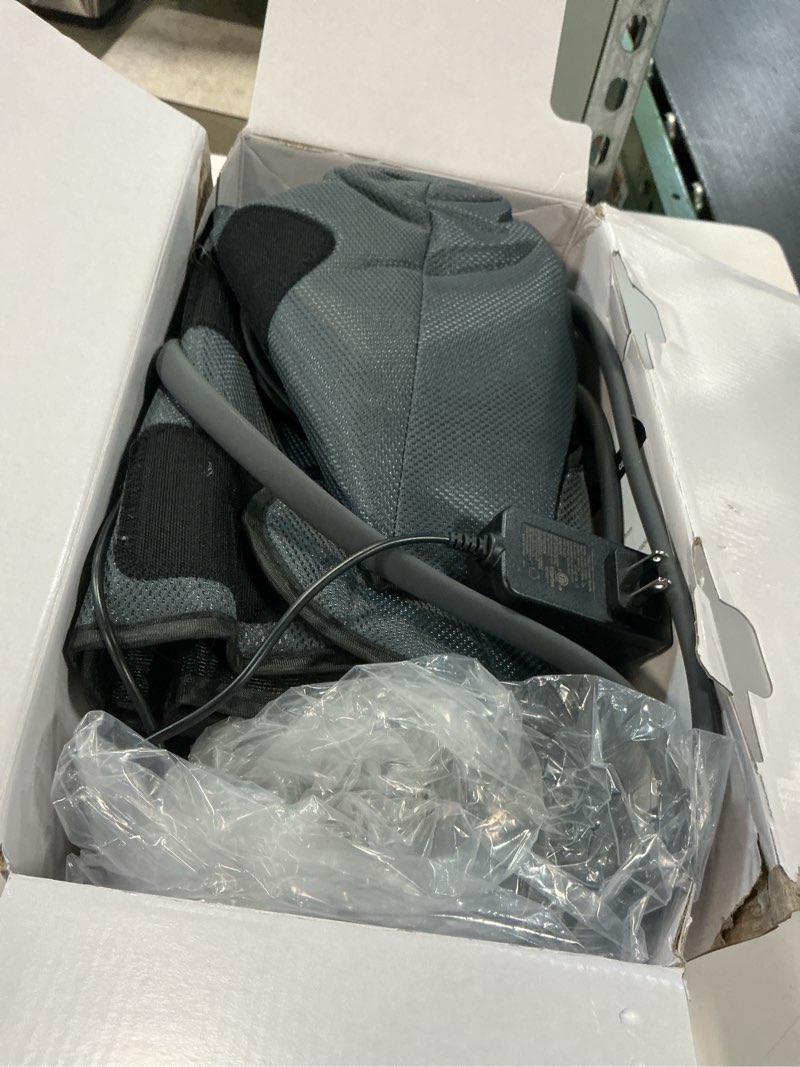 Condition photo showing As Is for cincom leg massager with heat and compression, legs massage for circulation and pain relief, heating calf leg air compression massager help with relief edema warm
