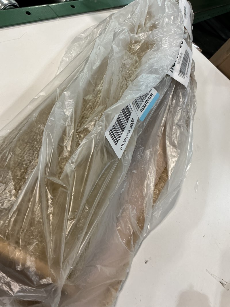 Condition photo showing Good Condition for Ottomanson Rugs for Entryway 2'3" x 3' Non Slip Solid Small Area Rugs Durable Front Door Mat Rug Stain Resistant Entrance Rugs for Bathroom Kitchen Bedroom & Living Room, Beige Solid Beige 2'3" x 3' (Mat)