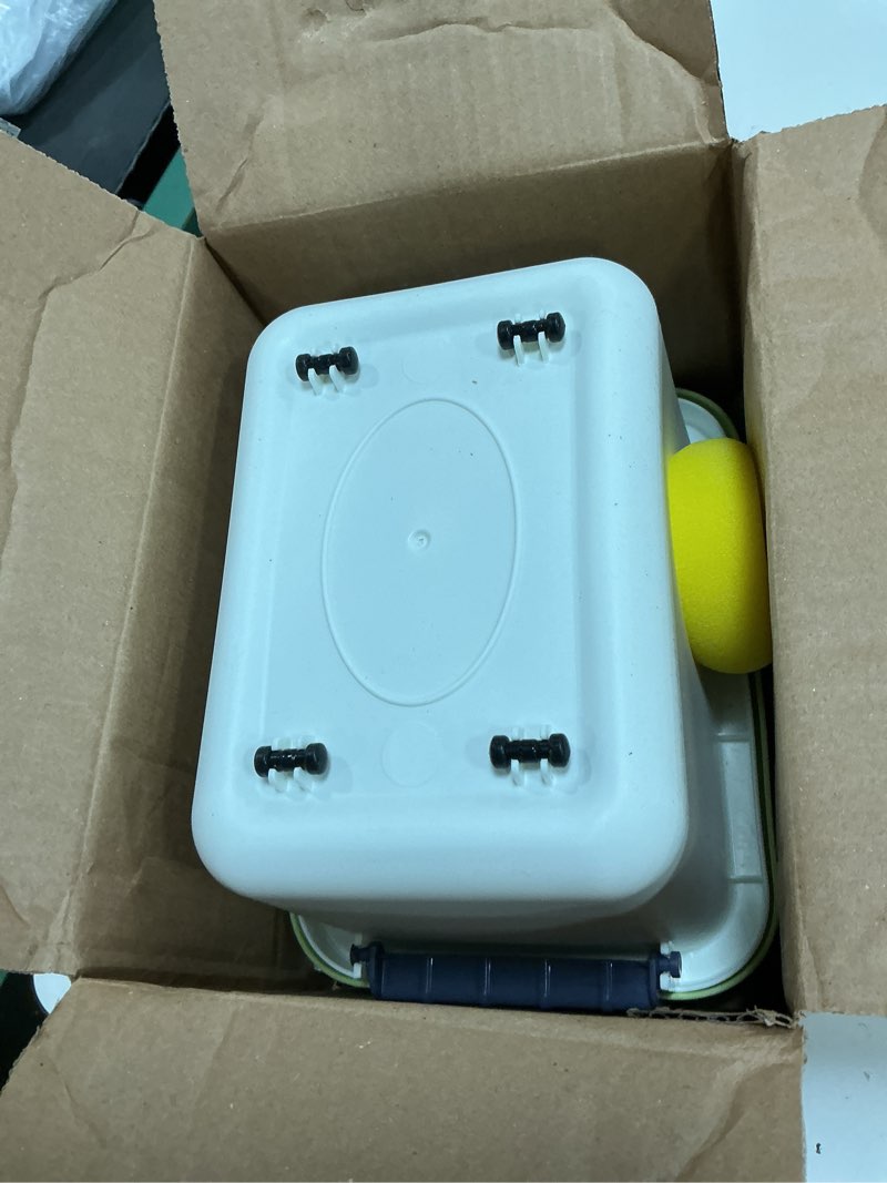 Condition photo showing Good Condition for 10 lb white natural air-dry clay + 30 pcs pottery tools + storage box,ideal for wheel throwing,hand building,sculpting;great for all skill levels;whiteware clay for pottery (white 10lb)