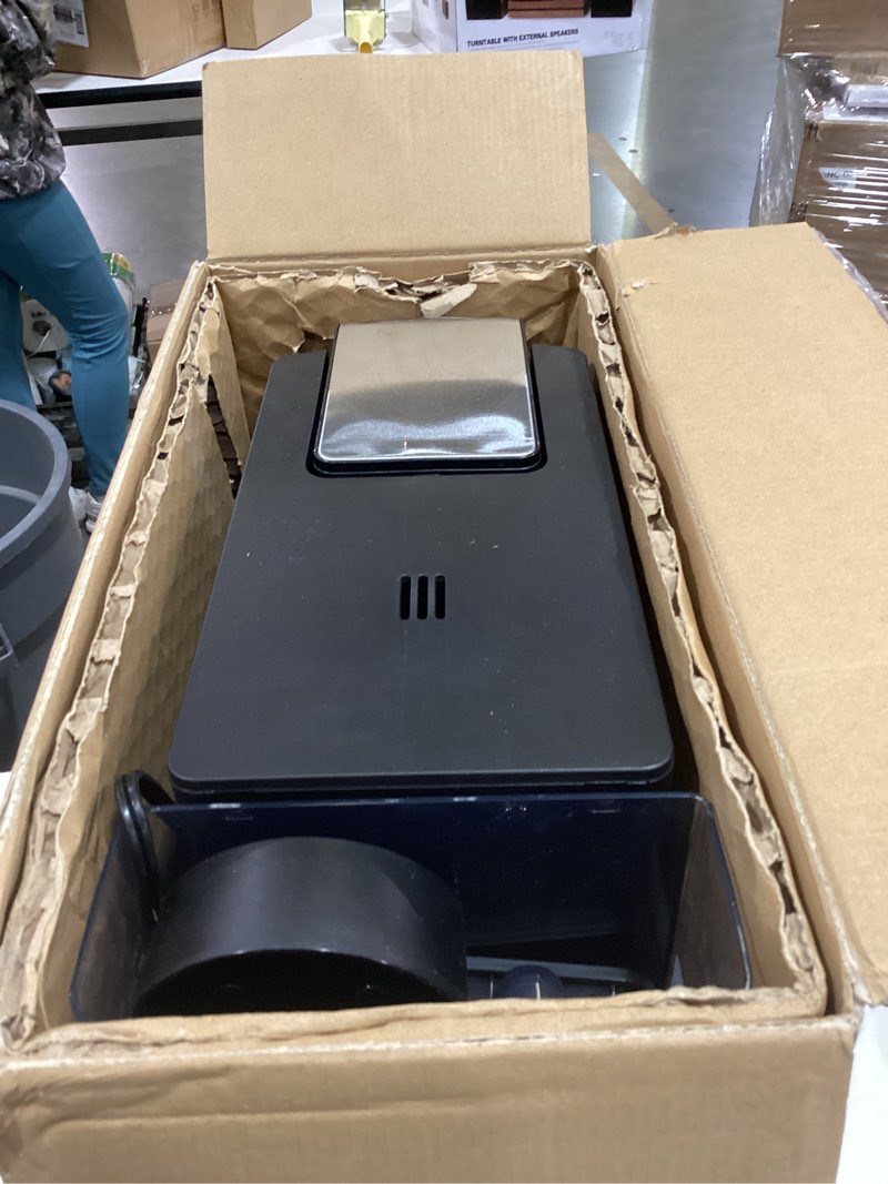 Condition photo showing As Is for Hamilton Beach FlexBrew Advanced 5-in-1 Programmable 12 Cup Drip and Single Serve Hot & Iced Coffee Maker with Movable 60 oz. Water Reservoir, Use Pod Packs and Grounds, Fast Brewing, Black (49924)