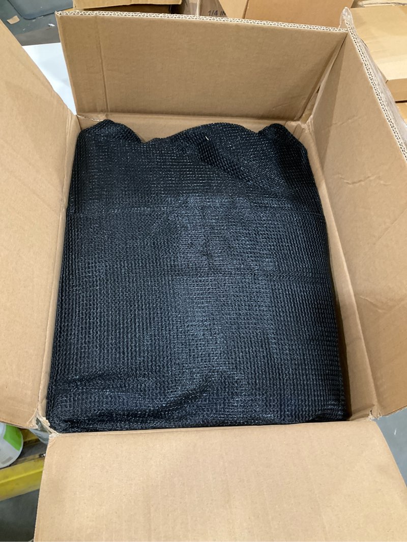 Condition photo showing Good Condition for sportyouth trampoline replacement safety enclosure net for 12ft 13ft 14ft 15ft 6 straight poles round frame trampolines, breathable weather-resistant netting with adjustable straps, net only
