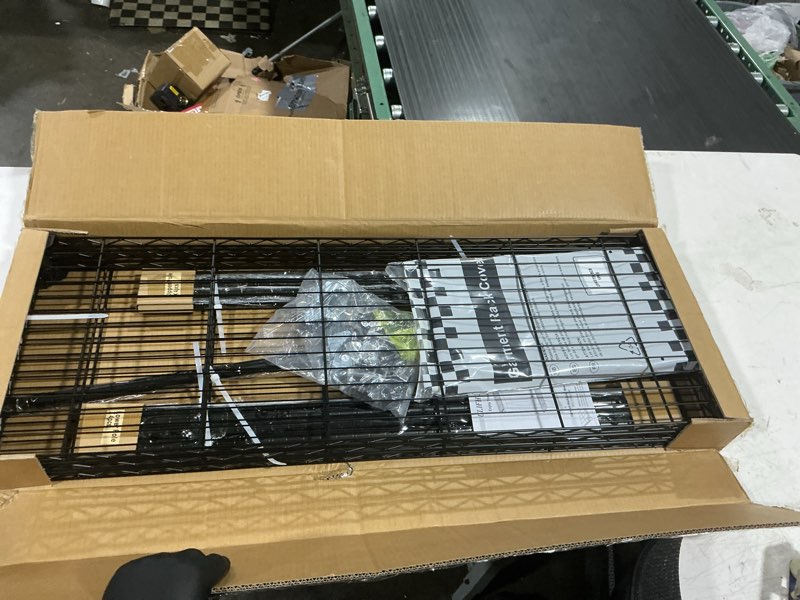 Condition photo showing New/Like New for ulifhome p6c plus rolling clothes rack with cover, covered clothing rack heavy duty, portable closet for hanging clothes, garment rack on wheels, black closet rack with black cover, max load 375lbs black rack with black cover p6c plus