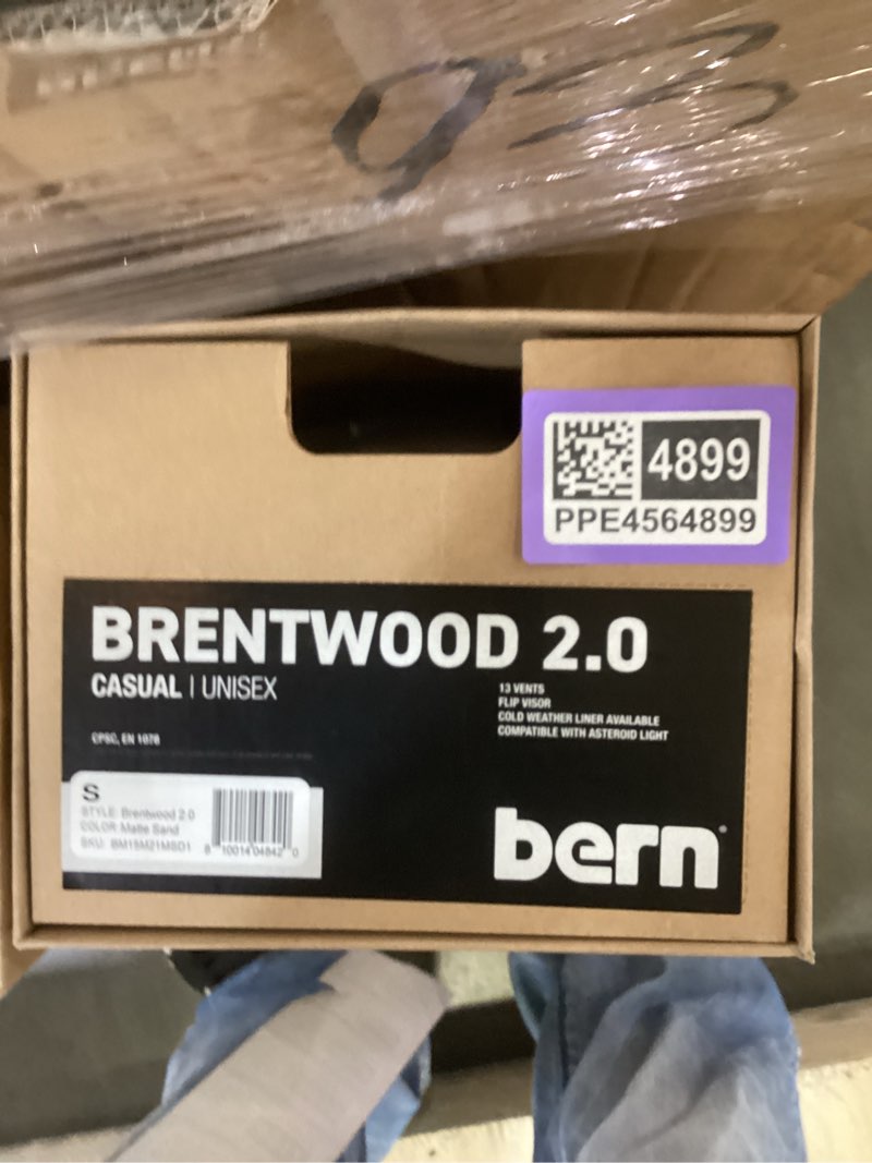 Condition photo showing New/Like New for Bern Brentwood 2.0 MIPS Adult Bike Helmet with Rotational Impact Protection?Dial Adjusted Fit? Flip Visor?Adapts to All Seasons?Fully Certified