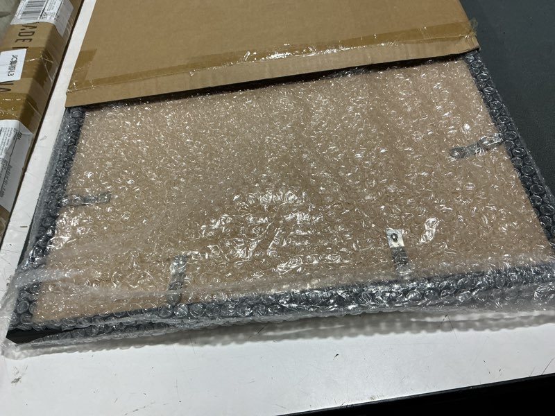 Condition photo showing Good Condition for upsimples 16x24 picture frame, display pictures 14x20 with mat or 16 x 24 without, wall hanging poster frames, black, 1 pack