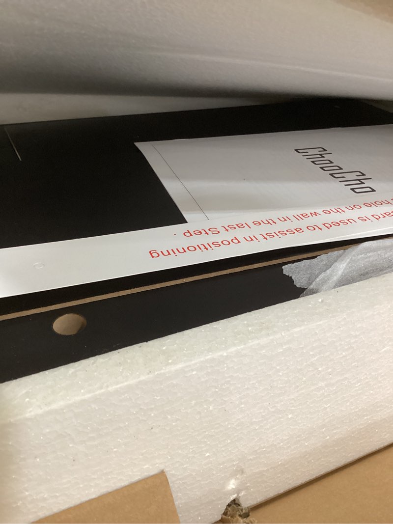 Condition photo showing Good Condition for ChooChoo Bathroom Cabinet Wall Mount with Doors, Medicine Cabinet with Adjustable Shelves, Bathroom Wall Cabinet Over Toilet, Hanging Cabinet for Kitchen, Living Room, Black