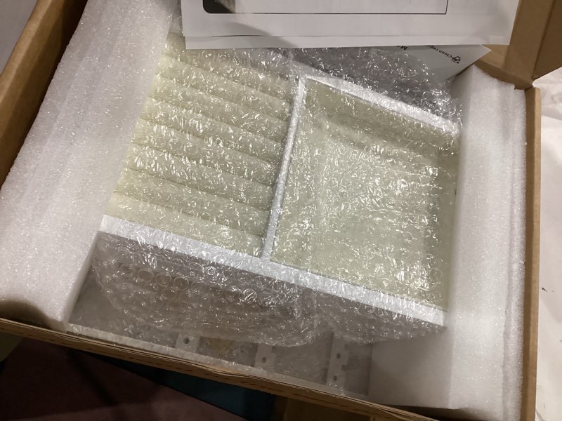 Condition photo showing New/Like New for White Jewelry Organizer Stand Stud Earring Holder, Necklace Display Stand with Drawer, Jewelry Tower Tree for Bracelets Rings, Birthday Valentines Day Gifts for Her Teen Girls Women Wife