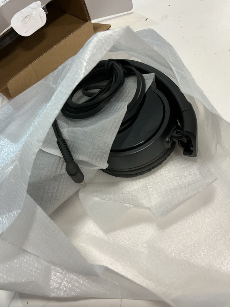 Condition photo showing As Is for sony zx series wired on ear headphones - black (mdr-zx110)