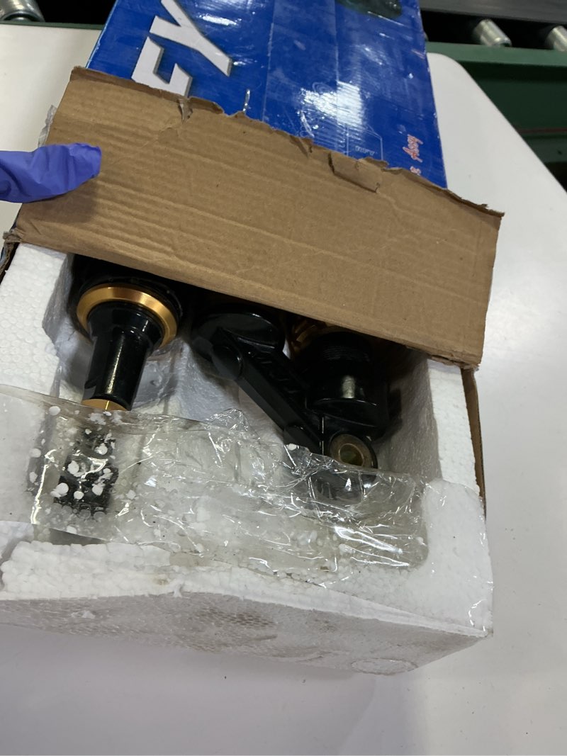 Condition photo showing Good Condition for Mallofusa Pair Motorcycle 15 3/4 Inch 400mm Rear Air Shock Absorbers for 150cc~750cc Karting Scooter ATV Yamaha Suzuki Honda Kawasaki 400mm Black Silver