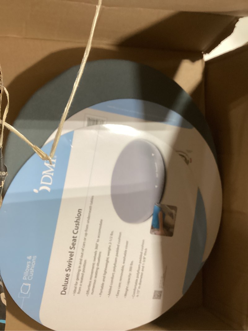 Condition photo showing Good Condition for HealthSmart 360 Degree Swivel Seat Cushion, Chair Assist for Elderly, Swivel Seat Cushion, Twisting Disc, Gray, 15 Inches in Diameter (Pack of 1) 15 Diameter Gray