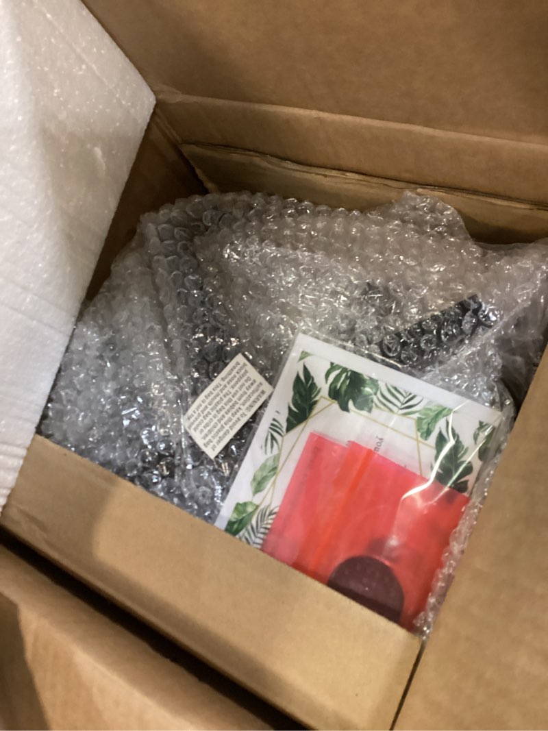 Condition photo showing Good Condition for ARNIS Modern Plant Pots, Set of 2 Large Planters with Stand, Decorative Planters, Metal Pots with Drainage Holes for Living Room, Office, Garden or Balcony, 8.25 &10.5 Inch, Dirt Dirt 8.25 &10.5