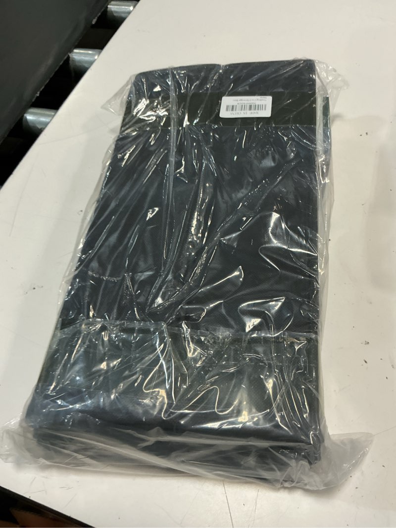 Condition photo showing New/Like New for 4 pack trading card storage box - holds 3200+ cards, oxford cloth tcg case with 20 dividers & display window, hook and loop fastener closure, compatible with mtg, ptcg, yugioh & sports cards