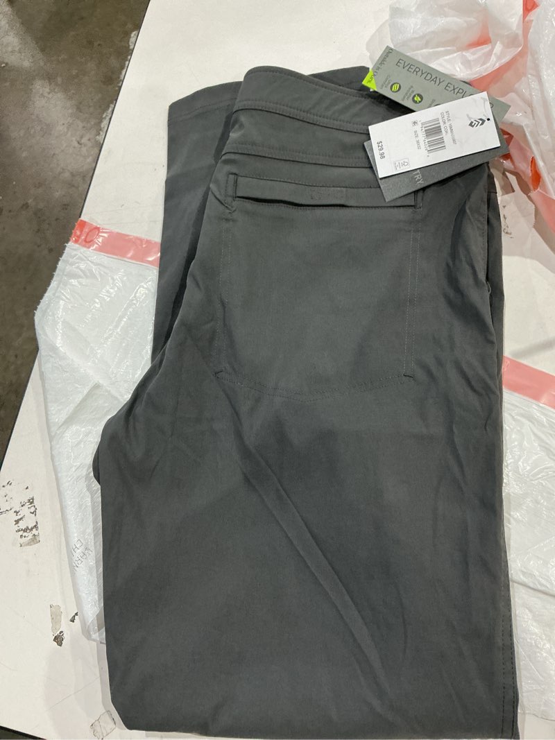 Condition photo showing Good Condition for everyday explorer series free country 38x32 gray stretch pants
