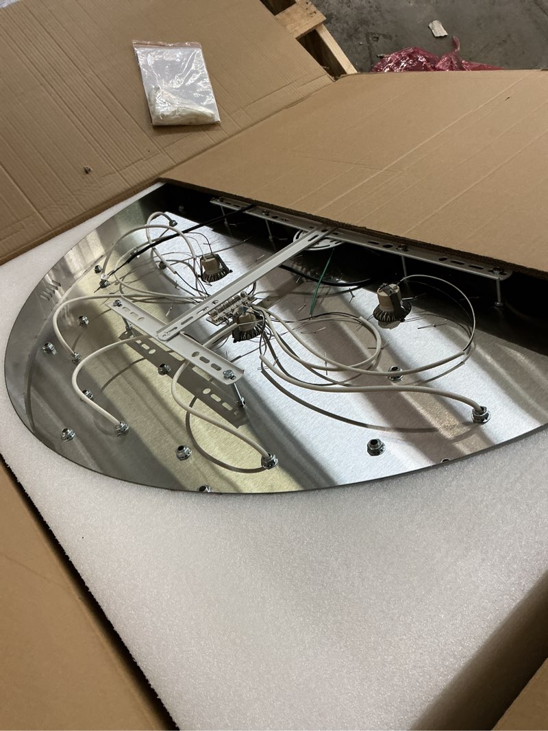 Condition photo showing Good Condition for Modern Chandelier Living Room Glam Chandeliers Ceiling Light Fixture Remote Dimmable Lights 32 Inches Luxury Crystal Gold Light 32" Gold