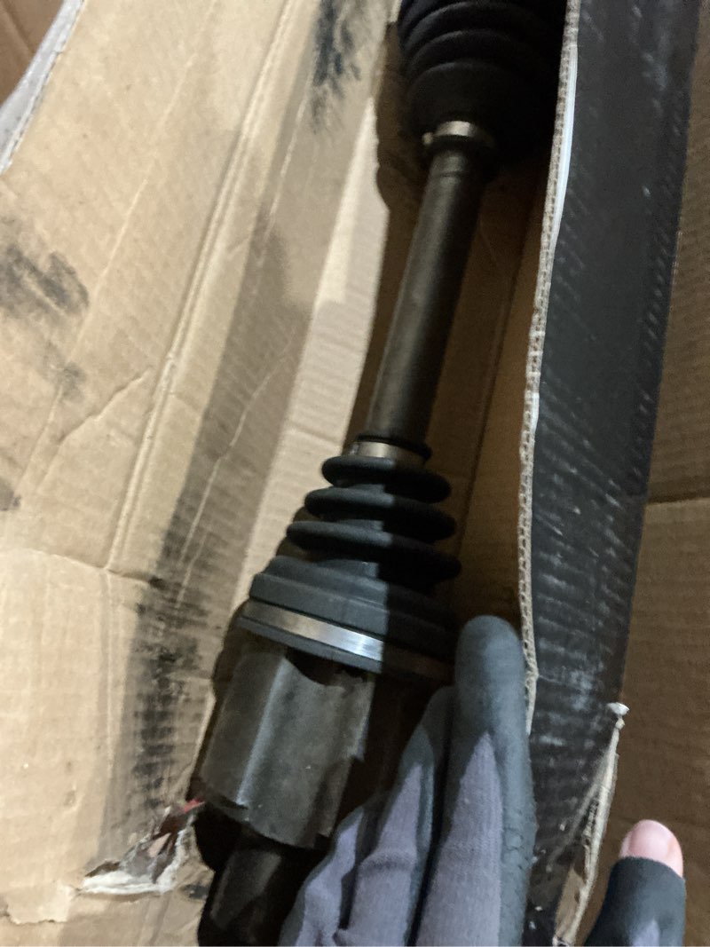 Condition photo showing As Is for carquest premium new cv axle shaft assembly