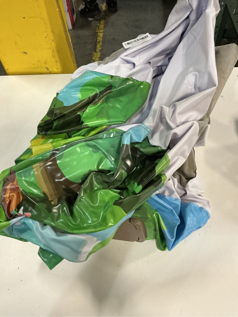 Condition photo showing As Is for Sensory Chair for Kids, Inflatable Rocking Chair for Kids with Autism & ADHD, Air Cloud Rocker for Toddler as 3 4 5 6 7 8 Year Old Boy Girl Gifts, Autism Sensory Products Training Body Coordination Grey