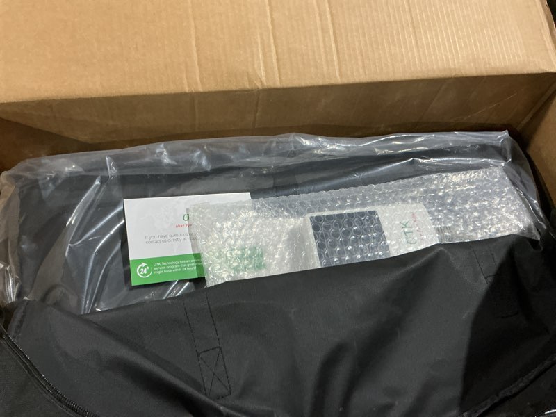 Condition photo showing Good Condition for utk far infrared heating pad for back pain relief, full back infrared heating pad, larger size with 132 jade & 54 tourmaline stones, temperature and time adjustable(21'' x 38')|gift for dad
