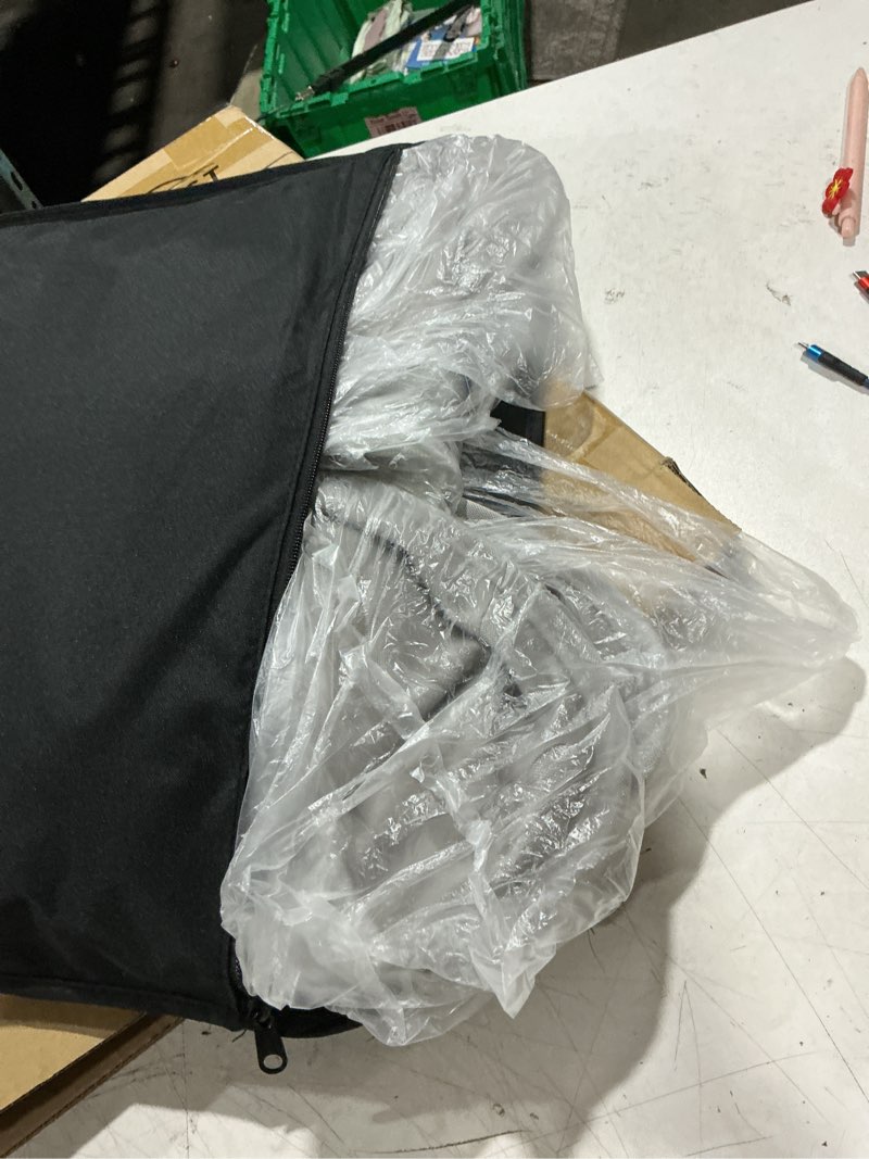 Condition photo showing As Is for roof sunshade for tesla model y 2020-2025,upgraded double-layer sunroof shade– non-sag,heat insulation & uv protection, compatible with old model y interior gray(16pcs clips) original gray upgraded thickened for 2020-2025 old model y