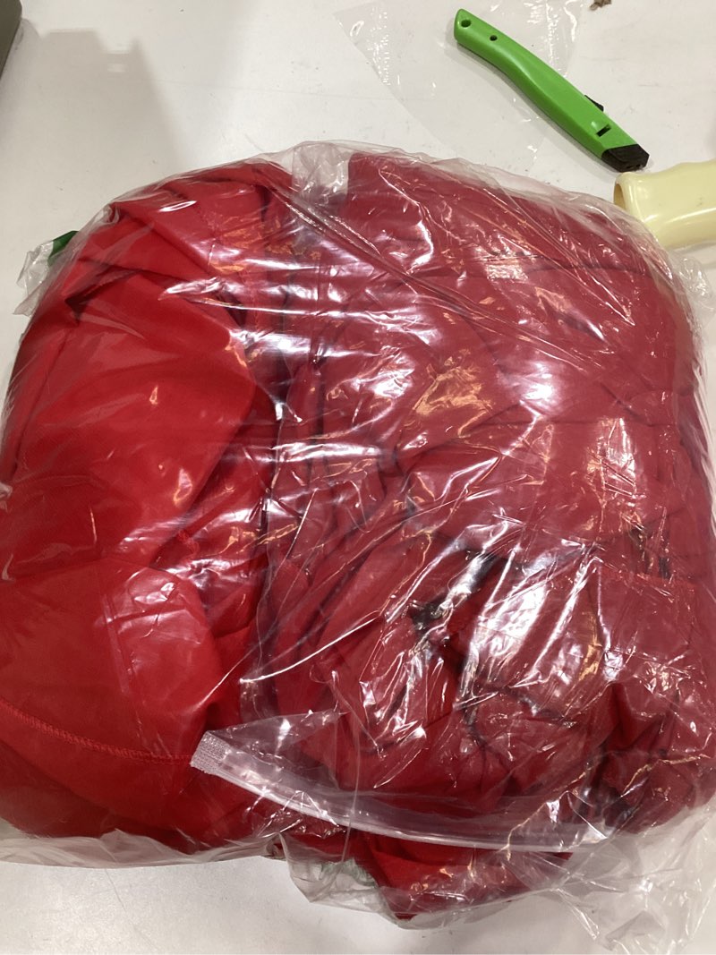 Condition photo showing New/Like New for Wedding Arch Draping Fabric 29" x 18 FT Red Sheer Chiffon Outdoor Curtain Drapes for Wedding Birthday Party Ceremony Decor(2 Panels, Red) Red 29"W x 216"L (Pack of 2)