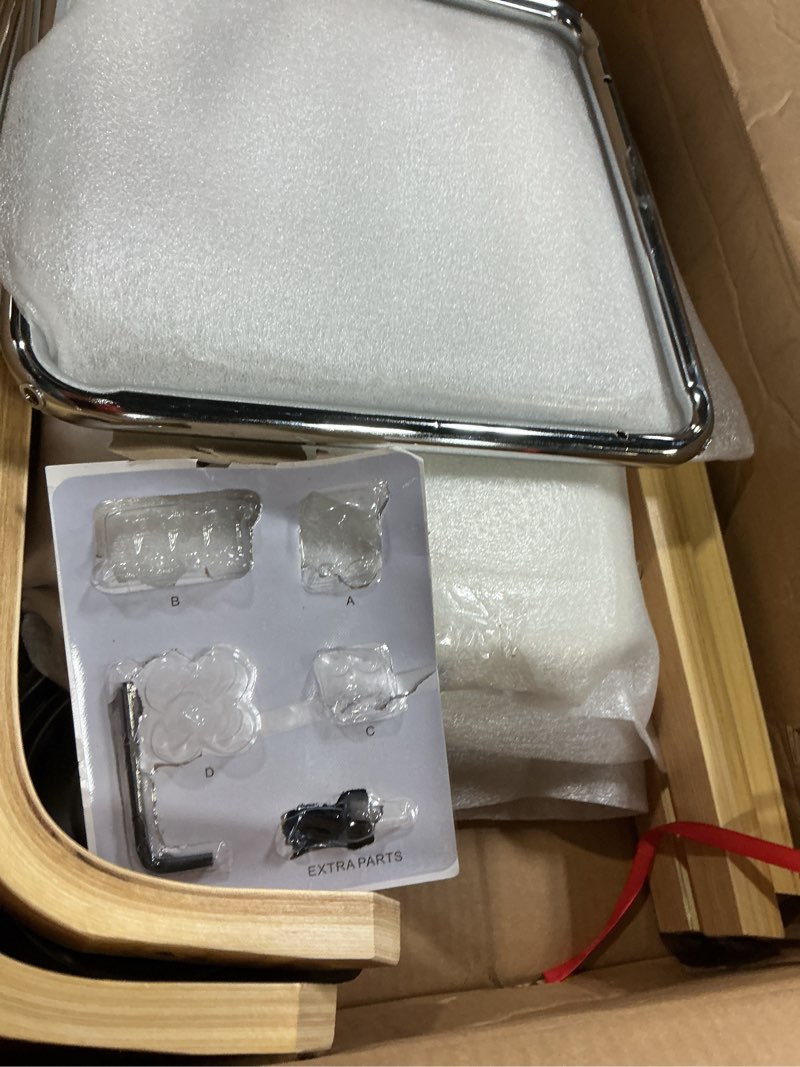 Condition photo showing Good Condition for counter height bar stools set of 2 - backless 26" swivel counter stool wood bar stool for restaurant kitchen counter, beige