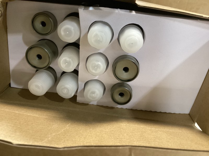 Condition photo showing New/Like New for KAMANINA 2 Pack Curtain Rods for Windows 48 to 84 Inches, 1 Inch Curtain Rod 32 to 86 inch(2.6-7.1ft), Single Drapery Rods with Square Finials, Antique Silver Antique Silver 48-84"(2 Pack)