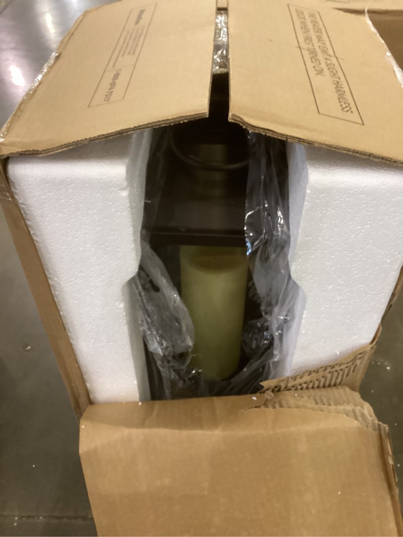 Condition photo showing New/Like New for duraflame Infrared Quartz Electric Lantern Heater - Gun Metal Gray