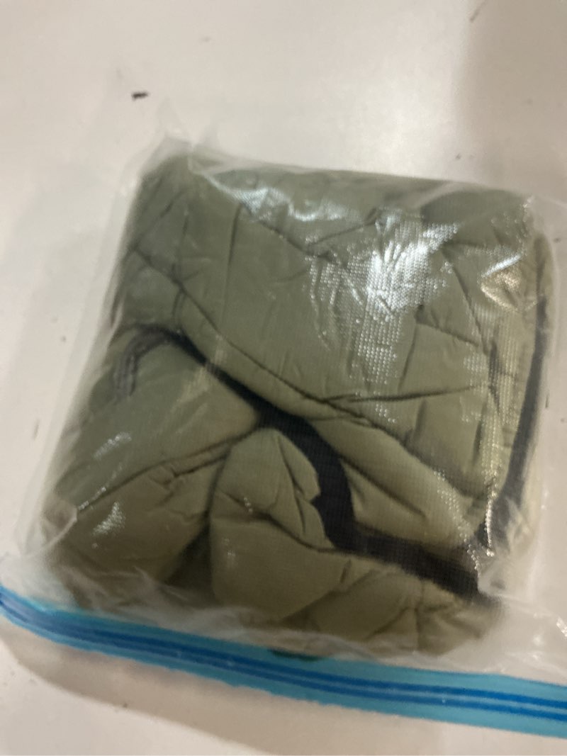 Condition photo showing Good Condition for olive green dog jacket, 4-leg covered waterproof windproof reflective warm vest, zippered adjustable outdoor snow jacket for small to large dogs s (11inch back) olivegreen