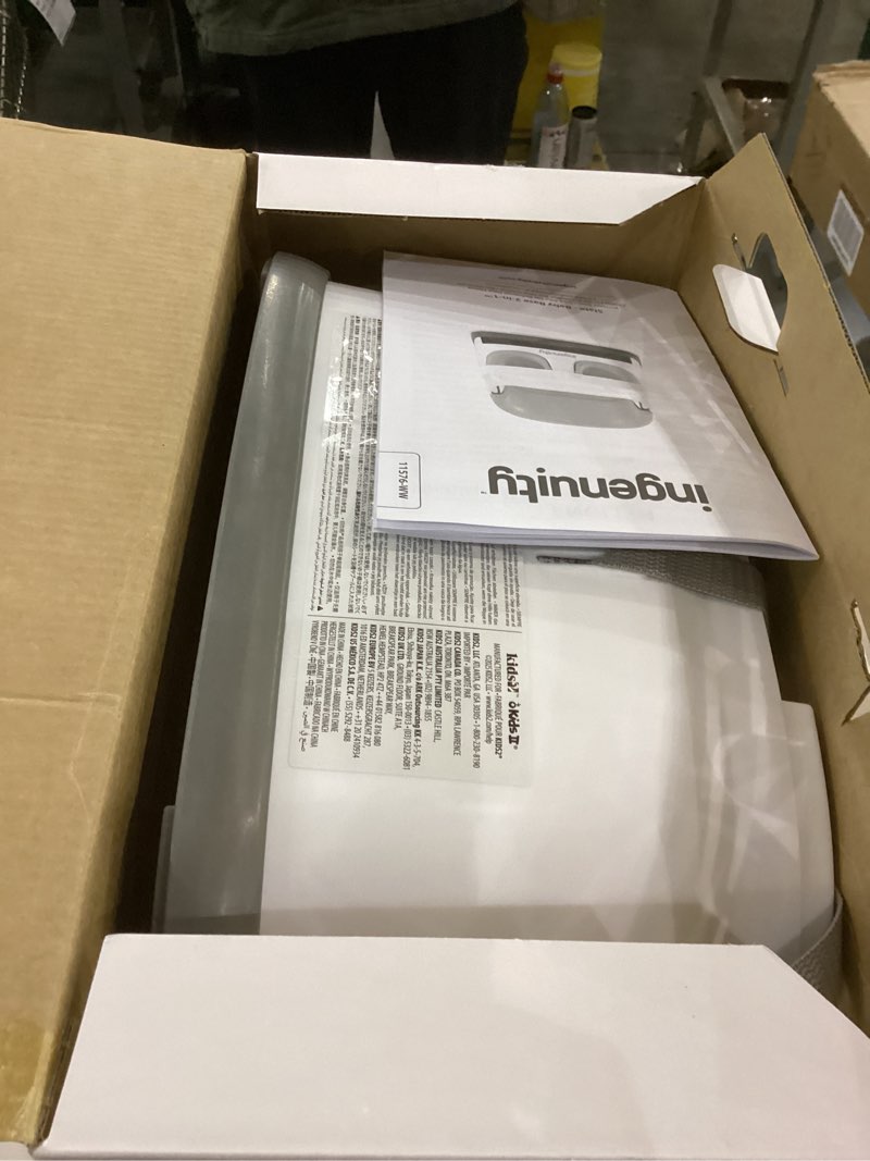 Condition photo showing Good Condition for Ingenuity Baby Base 2-in-1 Booster Feeding and Floor Seat with Self-Storing Tray - Slate