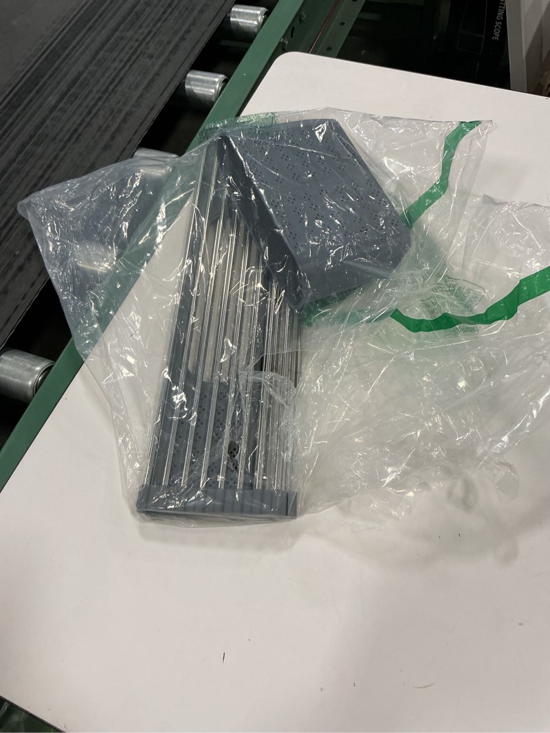 LEMIKKLE 20" × 15.2" Roll Up Dish Drying Rack Over The Sink Dish Drying Rack, Multi-Purpose Kitchen Rolling Dish Drainer Foldable SUS304 Stainless Steel Dish Drying Rack