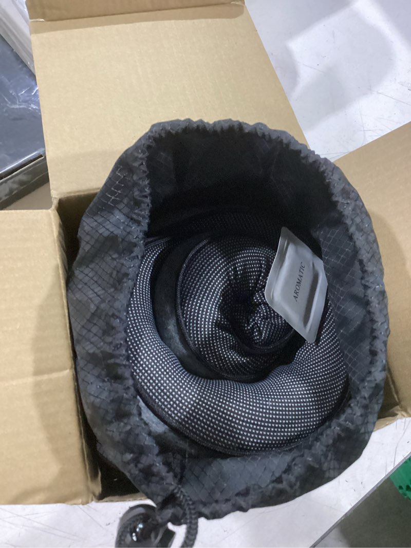 Condition photo showing Good Condition for szxyx neck travel pillows - 100% pure memory foam neck pillow for airplanes, comfortable breathable cover, 360° support stowable pillows for sleeping, car, airport travel essentials, gray