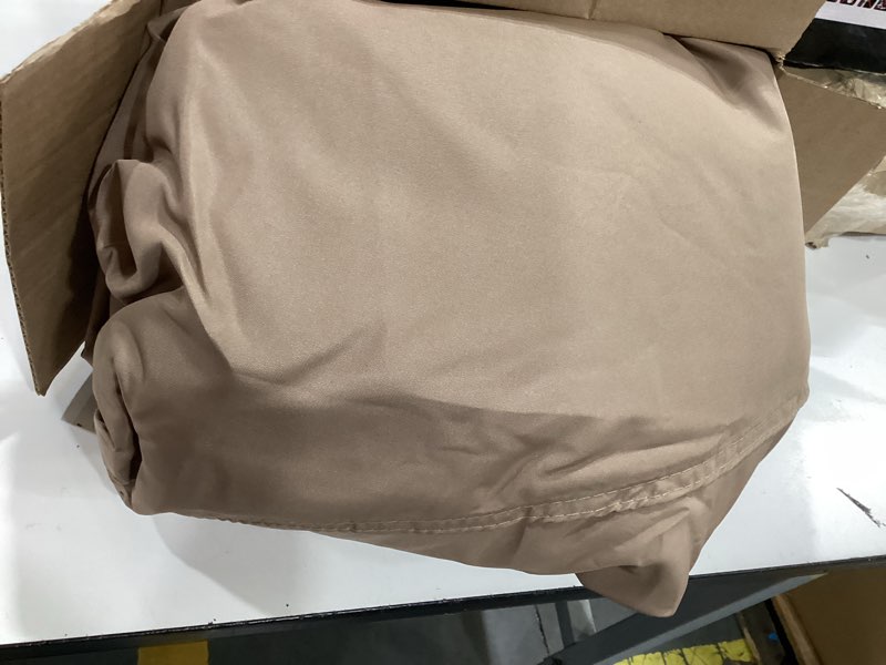 Condition photo showing Good Condition for eurmax usa high performance replacement canopy top for lowe's allen roth heavy duty gazebo roof gazebo top with air vent 10x12 cover #gf-12s004b-1, replacement top only (khaki) khaki 10x12