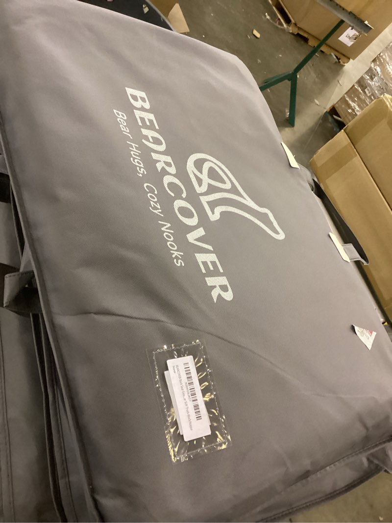 BEARCOVER Back Seat Extender for Dogs?Heavy Duty Leatherette Dog Car Seat Cover for Back Seat ?Wash-