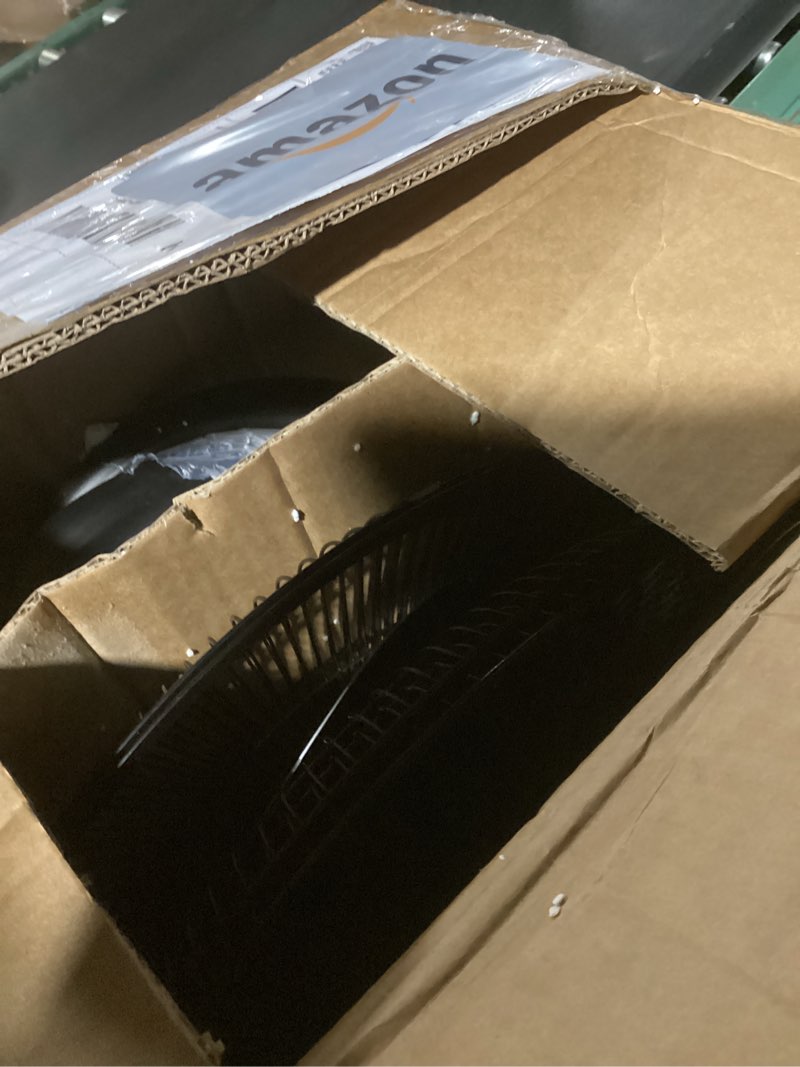 Condition photo showing New/Like New for vevor 18 inch wall mount fan oscillating 2 packs, 3 speed high velocity 4000 cfm industrial wall fan for indoor, commercial, residential, warehouse, greenhouse, workshop, basement, garage,black