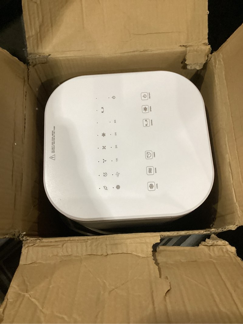 Condition photo showing As Is for FLOWBREEZE 24" Windowless Portable Air Conditioner, 15H Timer&120°Oscillation, 3-IN-1 Portable AC Unit w/Remote, 2Gal Tank, 3 Modes & 3 Speeds, Ultra-Quiet Ventless Swamp Cooler for HomeOffice, Ivory