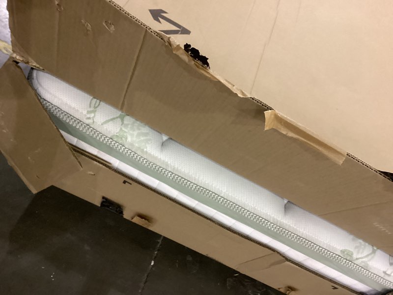 Condition photo showing As Is for Queen Size Mattress,14 Inch Queen Mattress in a Box,Memory Foam Hybrid Mattress,with Individual Pocket Spring - Pressure Relief, Motion Isolation, Cool Sleep, CertiPUR-US Certified, 80''L x 60''W