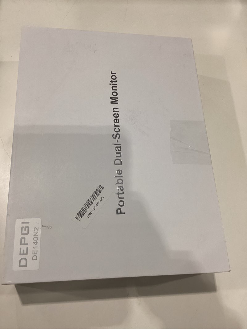 Condition photo showing Good Condition for NOT TESTED DEPGI 14\" Dual Portable Laptop Screen Extender, Stacked Dual Portable Monitor for 13\"-16\" Laptops, F