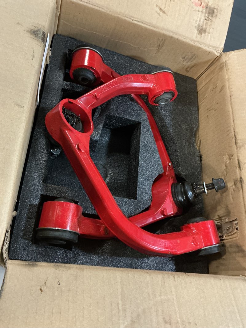 Condition photo showing As Is for rough country forged upper control arms for 2009-2020 ford f-150 4wd - 51036red