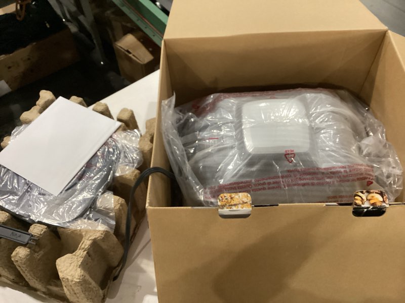 Condition photo showing New/Like New for Ninja | Indoor Grill | Foodi | 5-in-1 (Grill, Air Fry, Roast, Bake, and Dehydrate | Fits up to 3lb Roast | Smoke Control System and Dishwasher Safe Parts| Black/Grey | AG301