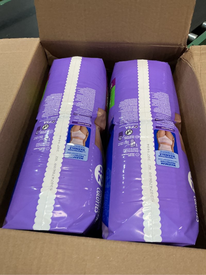 Condition photo showing New/Like New for Always Discreet Adult Incontinence Underwear for Women and Postpartum Underwear, S/M, Up to 100% Bladder Leak Protection, 84 Count (Packaging May Vary)