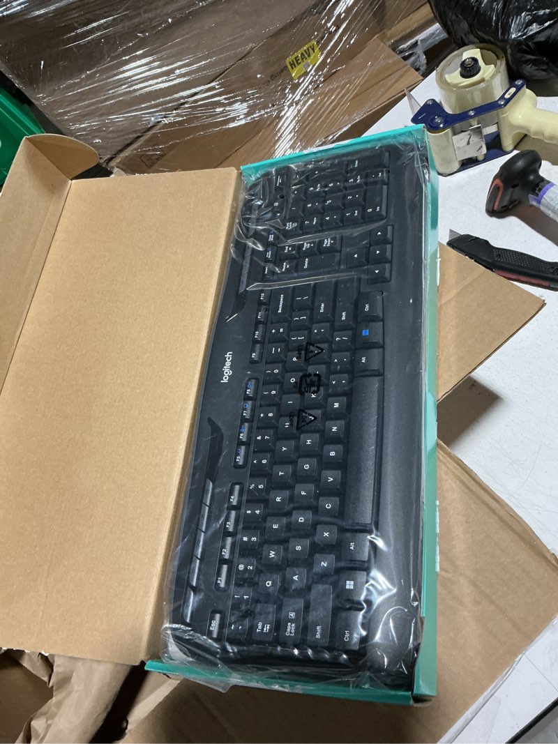 Condition photo showing Good Condition for logitech mk335 quiet wireless keyboard and mouse combo - black/silver keyboard and mouse combo wireless, ambidextrous