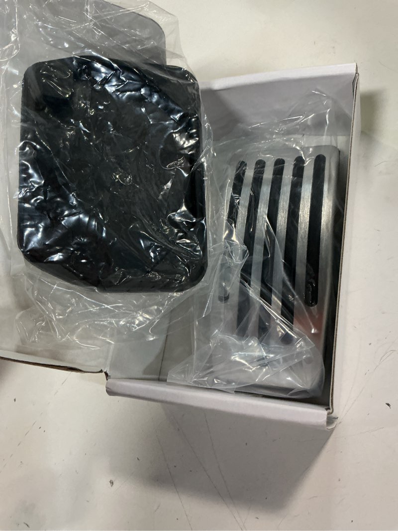 Condition photo showing Good Condition for topfit for tesla performance pedal pads cover foot aluminum non-slip pedals for model y(juniper) model 3(highland) and tesla model 3/y 2017-2026 2022 tesla model 3& model y