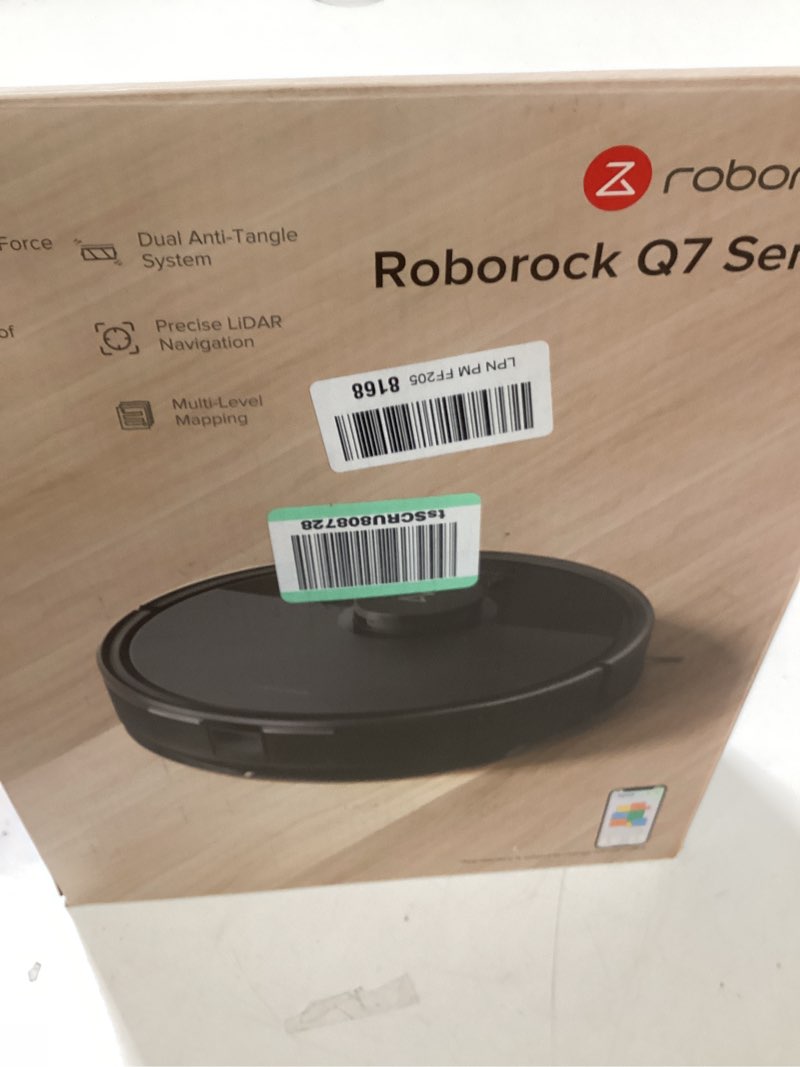 Condition photo showing New/Like New for roborock Q7 L5 Robot Vacuum and Mop Combo, 8,000Pa Suction, Upgraded from Q5 Pro, Dual Anti-Tangle System, LiDAR Navigation, Multi-Level Mapping, Self-Charging Robotic Vacuum Cleaner, Black Q7 L5 (Black)