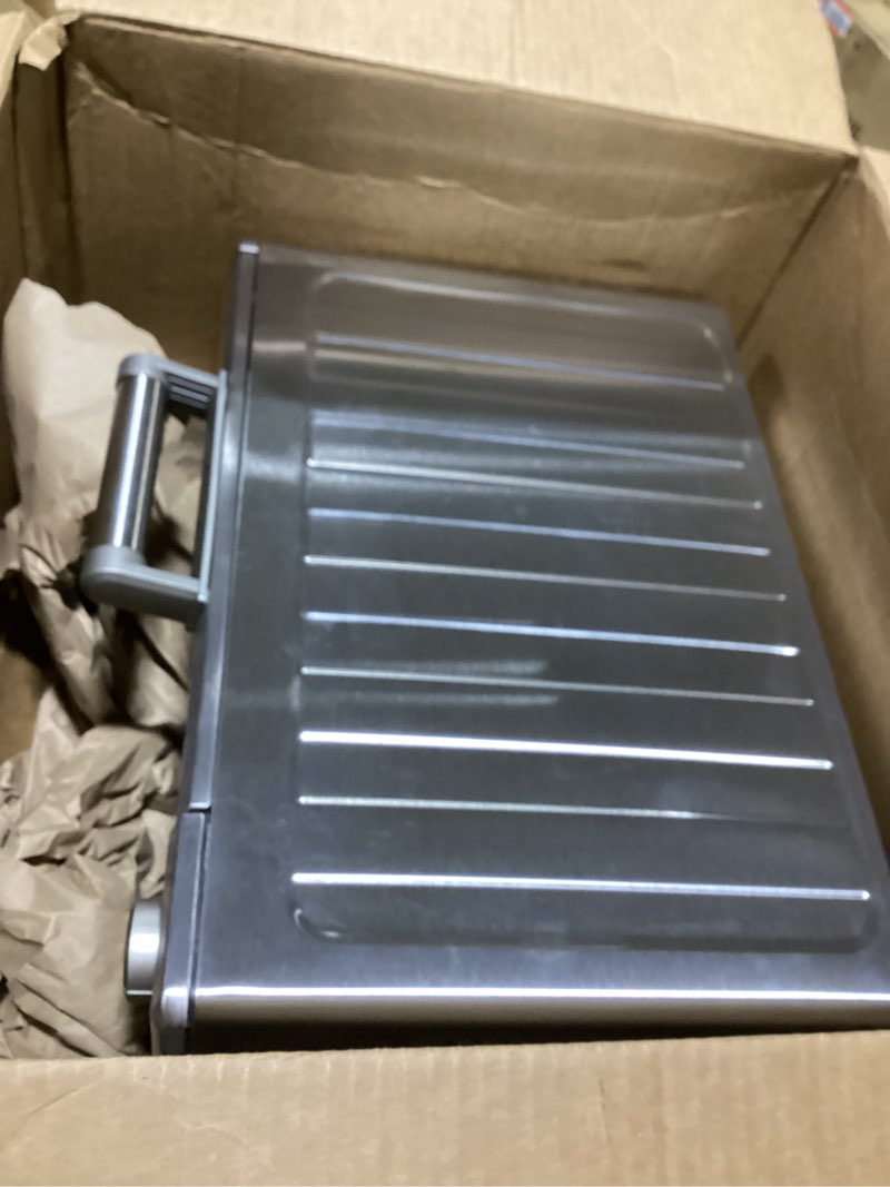 Condition photo showing As Is for Breville BOV450XL Mini Smart Countertop Oven and Toaster Oven, Small, Brushed Stainless Steel