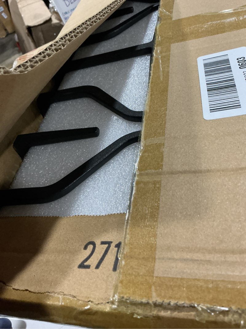 Condition photo showing Good Condition for wb31x27151 cast iron burner grate replacement for ge stove parts jgbs66rekss jgb700sej4ss jgss66sel1ss jgss66sel3ss, wb31x24736 side burner grate surface cooktop for general electric gas range parts. 1pcs wb31x27151