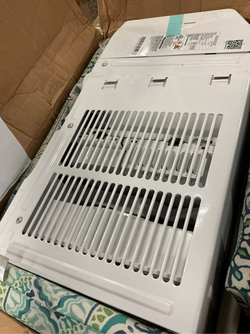 Condition photo showing As Is for Keystone Energy Star 12,000 BTU Window Air Conditioner with Remote, White (KSTAW12INV-HC)