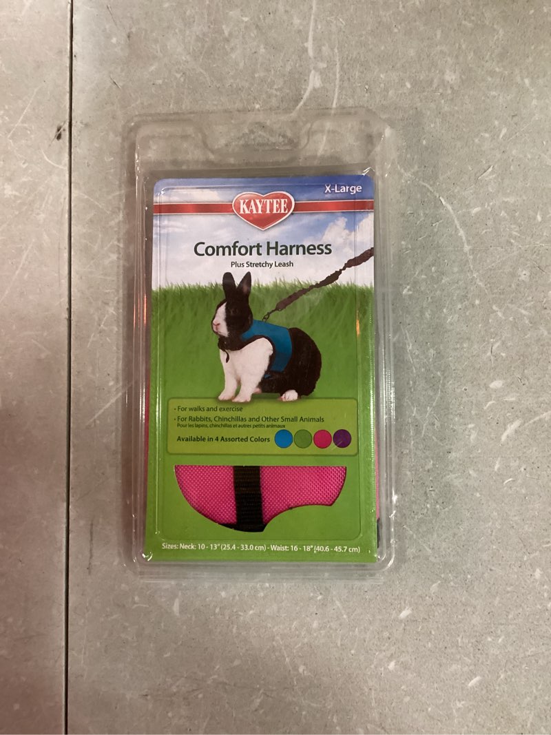 Condition photo showing New/Like New for Kaytee Comfort Harness Plus Stretchy Leash Assorted Colors