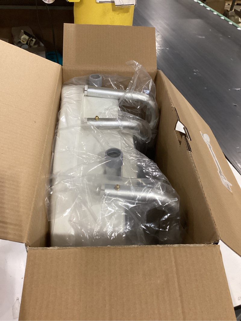 Condition photo showing As Is for project source white toilet seat riser