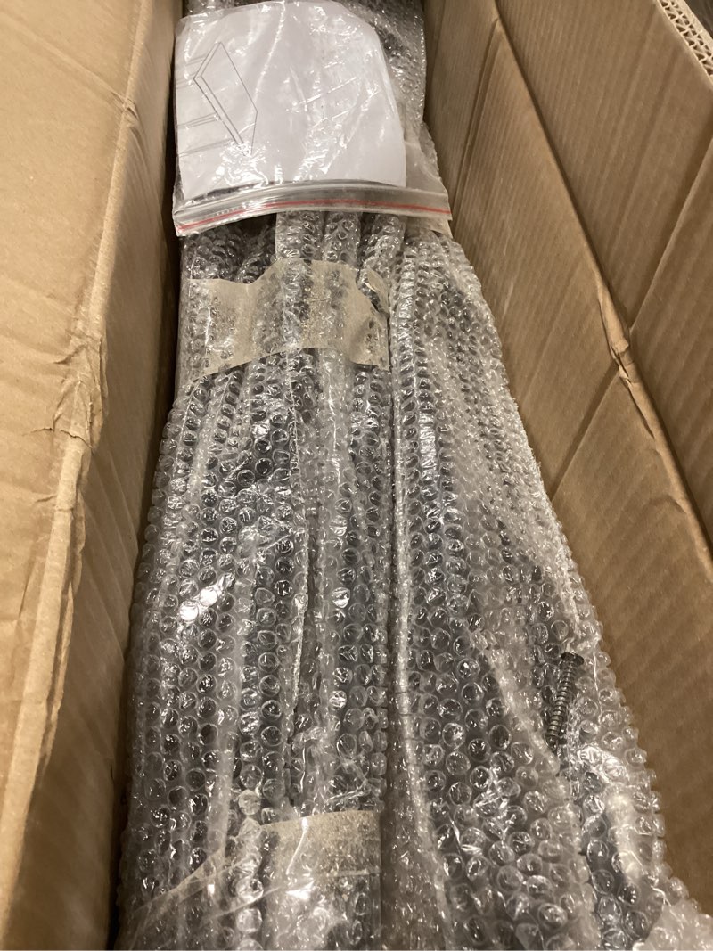 Condition photo showing As Is for SMARTSTANDARD 26 Inch Hairpin Table Legs, 3 Steel Rods 1/2 Inch Pipe Diameter, 800lbs Load Capacity, Mid-Century Style for Coffee Table, Side Table, Night Stand (Black, 4PCS) 26 Inch Black